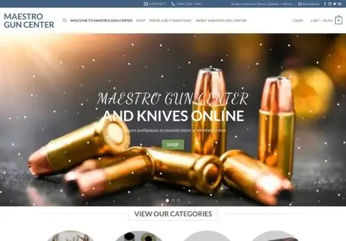 Maestroguncenter.com Screenshot