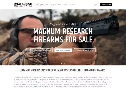 Magnumresearcharms.com Screenshot