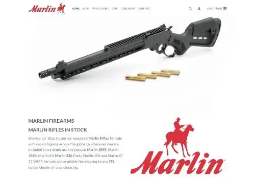 Marlinusafirearms.com Screenshot