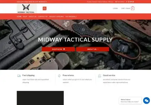 Midway-tactical.com Screenshot