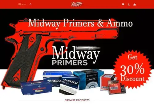 Midwayprimers.com Screenshot