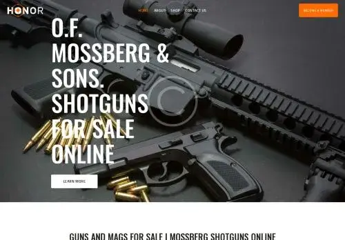 Mossbergshotguns.us Screenshot