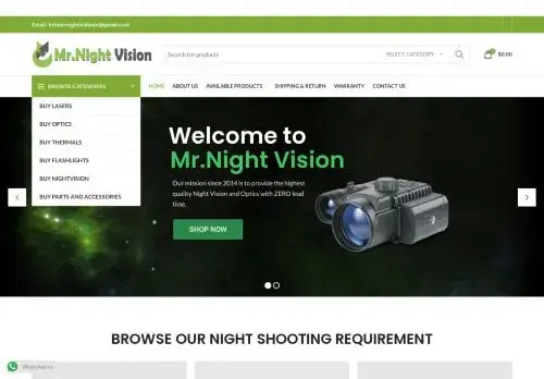 Mrnightvisionin.com Screenshot