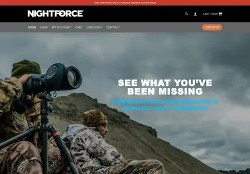 Nightforceoptics-usa.com Screenshot