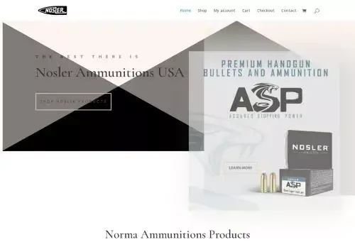 Nosler-ammunitionsusa.com Screenshot