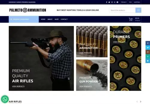 Palmetoammunition.com Screenshot
