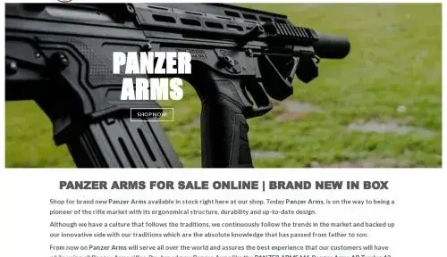 Is Panzerarmstoreusa.com a scam or legit?