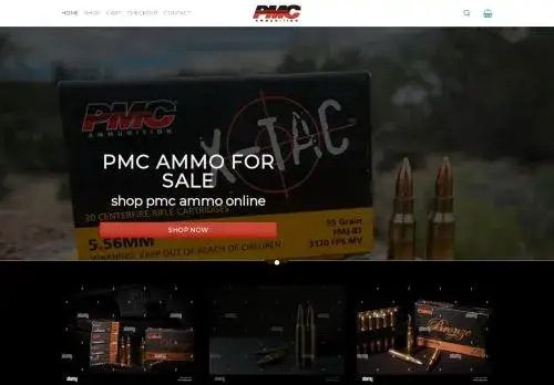Pmcammunitionstore.com Screenshot