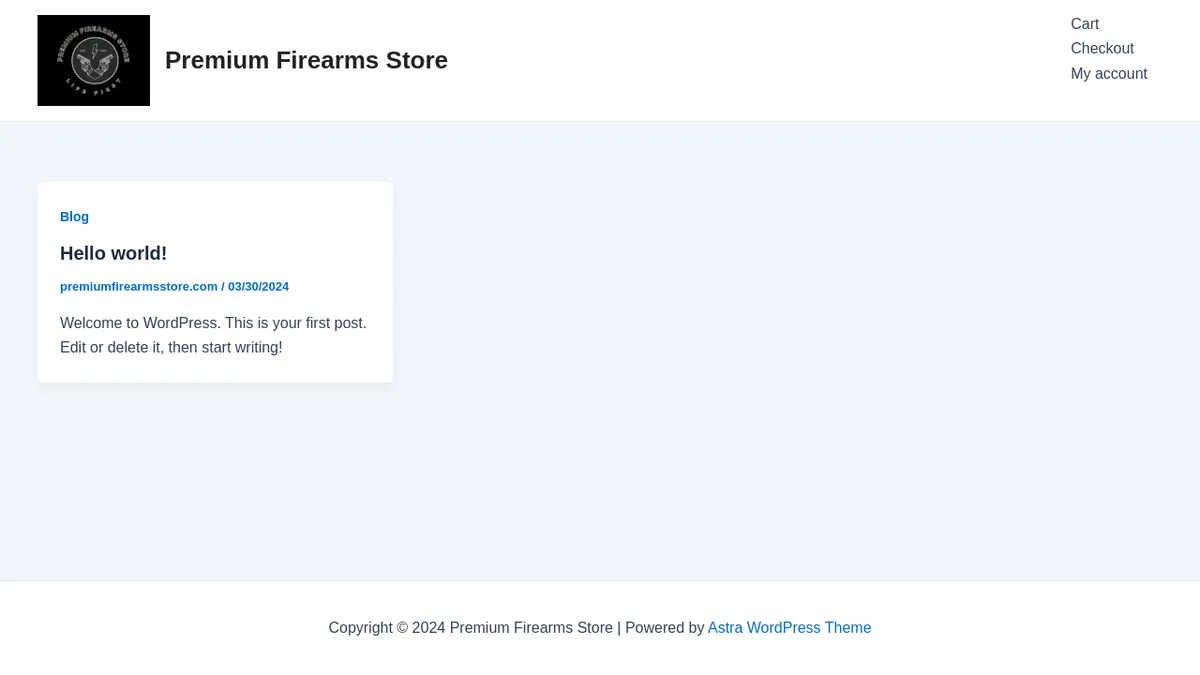 Premiumfirearmsstore.com Screenshot