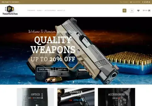 Premiumweaponhouse.com Screenshot