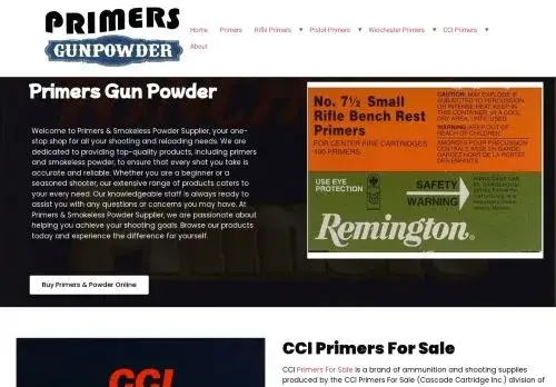 Primersgunpowder.com Screenshot