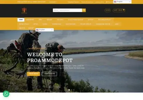 Proammodepot.com Screenshot