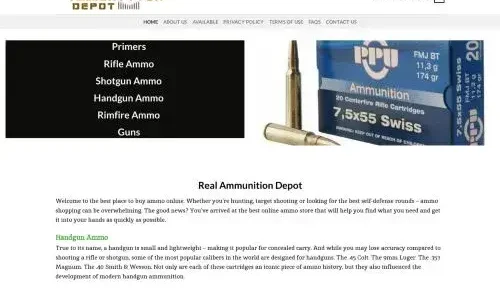 Is Realammunitiondepot.com a scam or legit?