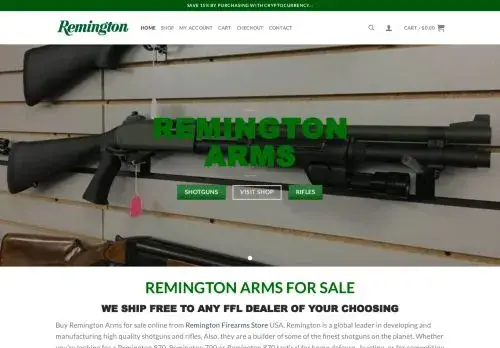 Remingtonfirearms-usa.com Screenshot