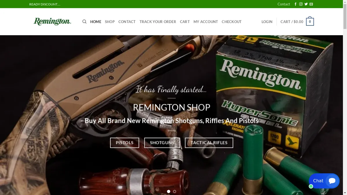 Remingtonsteelee.com Screenshot