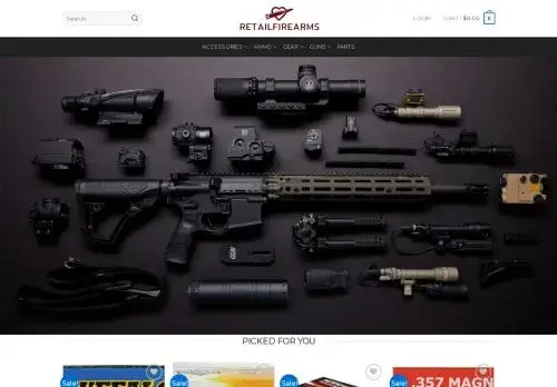 Retailfirearms.com Screenshot