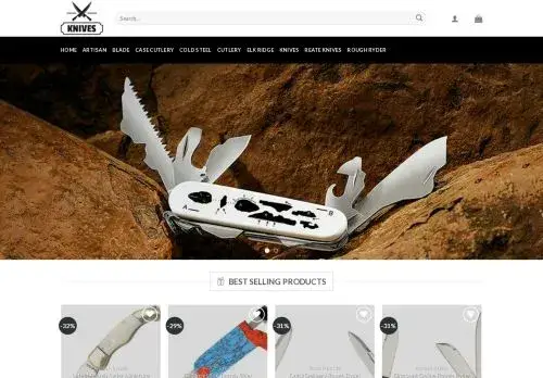 Retailknives.com Screenshot