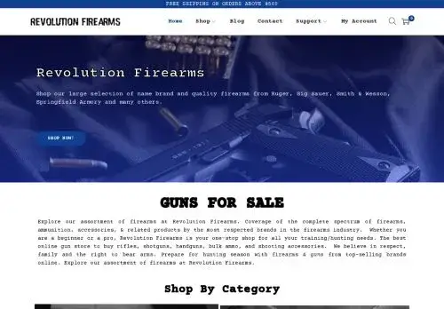 Revolutionfirearms.shop Screenshot