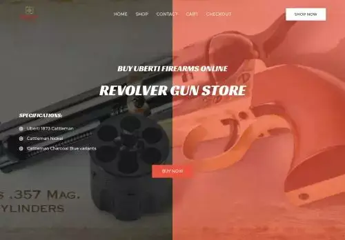 Revolvergunstore.com Screenshot