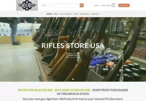 Riflestoreusa.com Screenshot