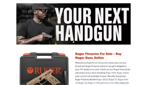 Is Rugerfirearms-usa.com a scam or legit?