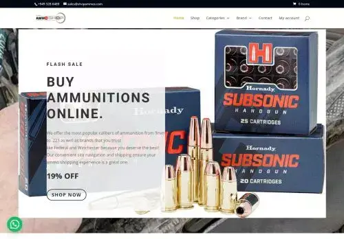 Shopammos.com Screenshot