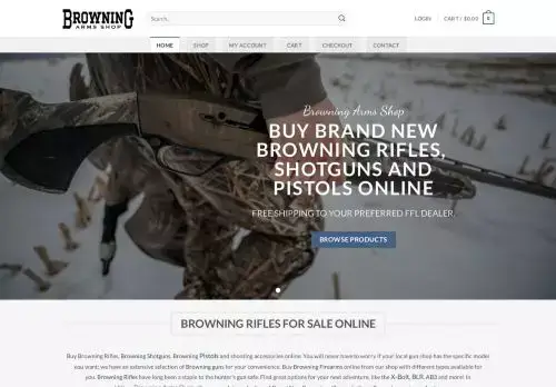 Shopbrowningarms.com Screenshot