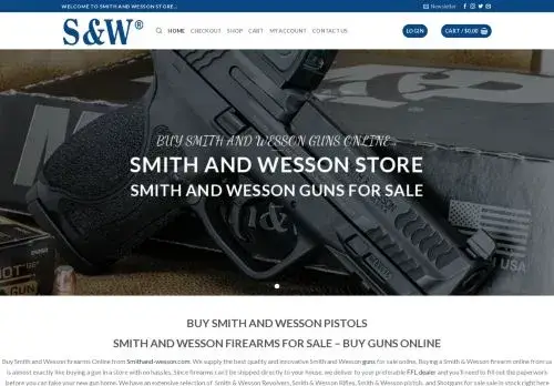 Shopsmithwessonguns.com Screenshot