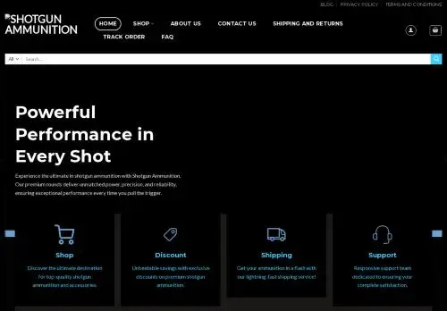 Shotgun-ammunition.com Screenshot