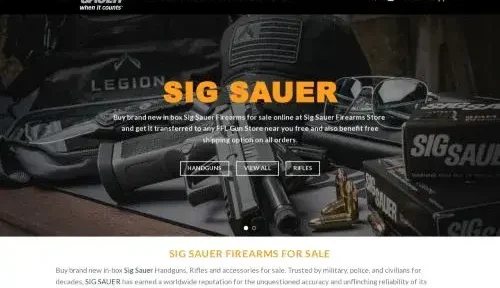 Is Sigsauerarmshop.com a scam or legit?