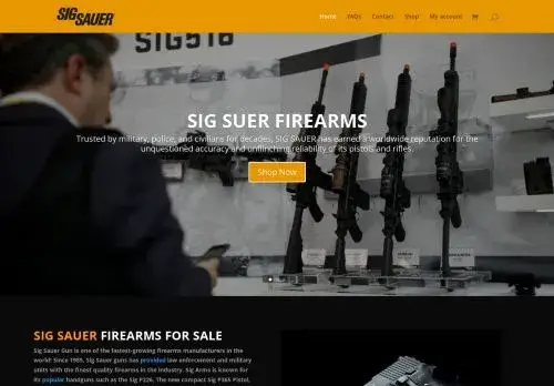 Sigsauerfirearms.store Screenshot