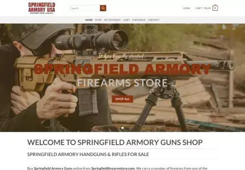 Springfieldfirearmstore.com Screenshot