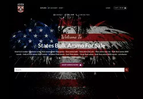 Statesbulkammoforsale.com Screenshot