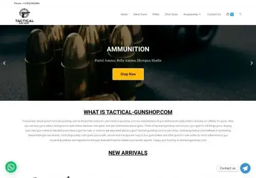 Tactical-gunshop.com Screenshot
