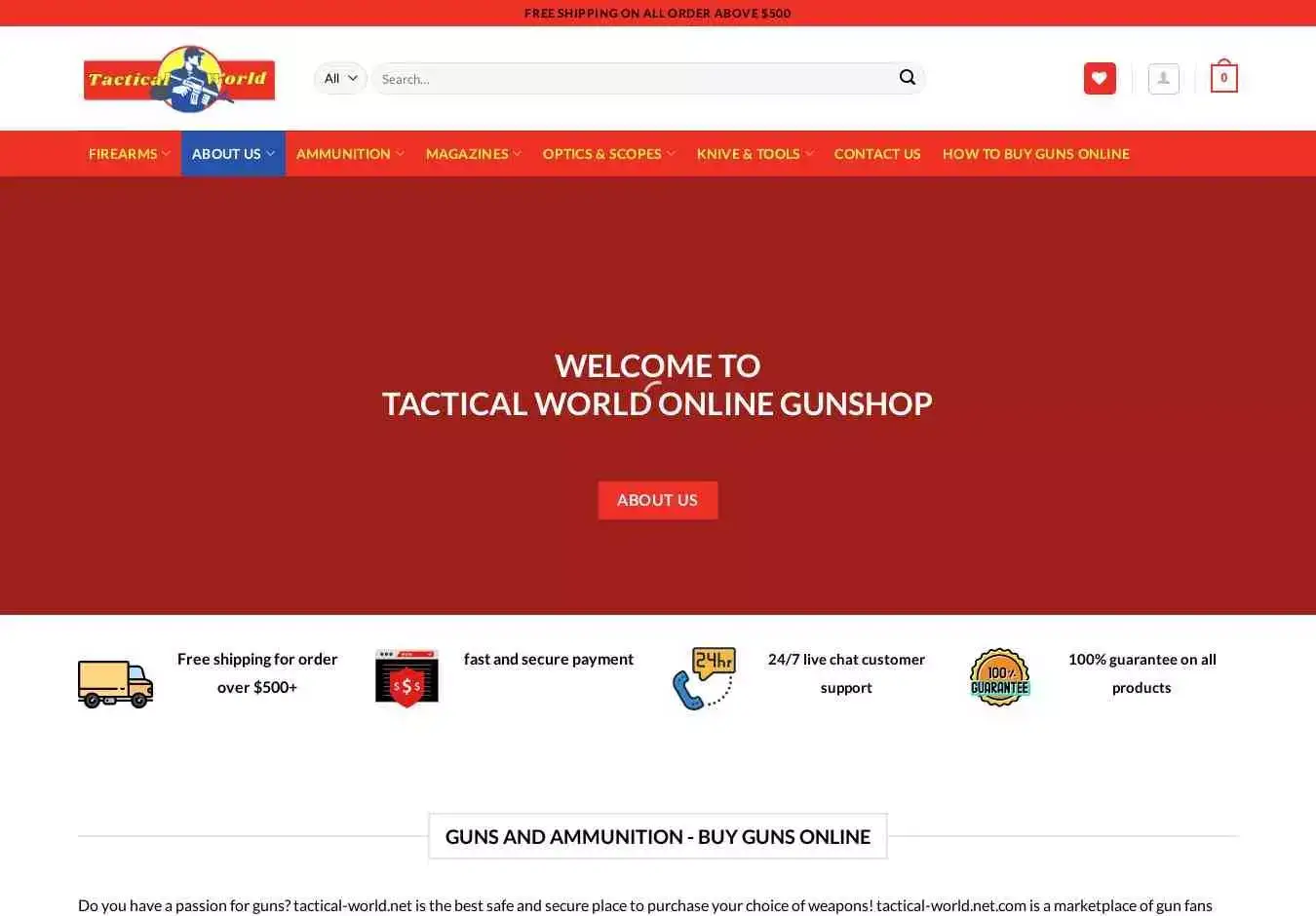 Tactical-world.net Screenshot