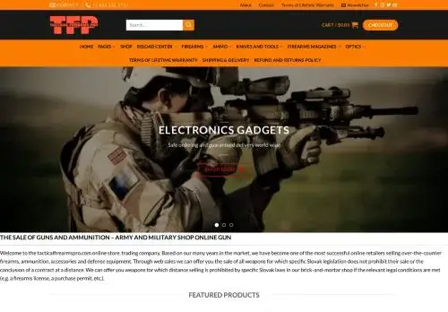 Tacticalfirearmspro.com Screenshot