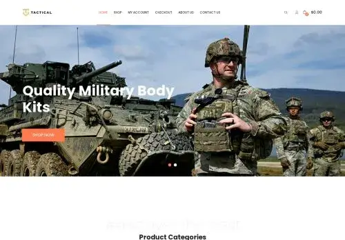 Tacticalsafeguard.store Screenshot
