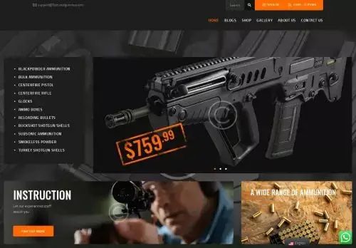 Tacticoolgunshop.com Screenshot
