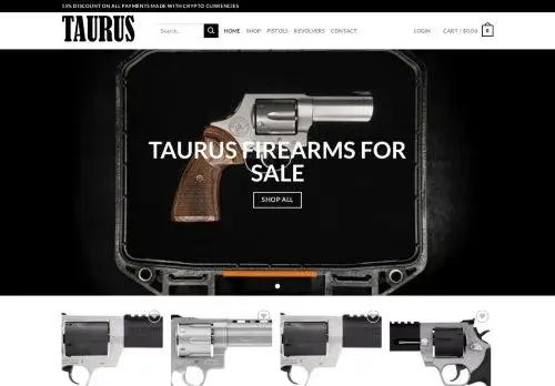 Taurusamericanfirearms.com Screenshot