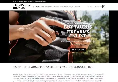 Taurusgunbrokers.com Screenshot