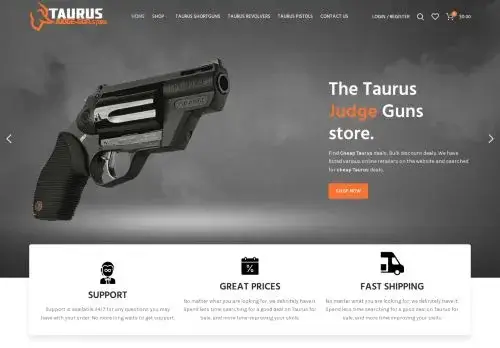 Taurusjudgeguns.store Screenshot