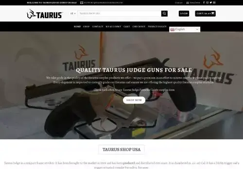 Taurusjudgeshop.com Screenshot