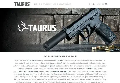 Taurususastore.com Screenshot