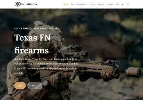 Texasfnamericashop.com Screenshot