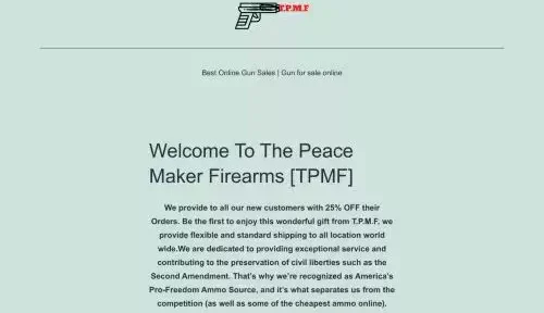 Is Thepeacemakerfirearms.com a scam or legit?