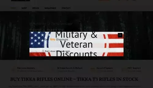 Is Tikkafirearms.com a scam or legit?