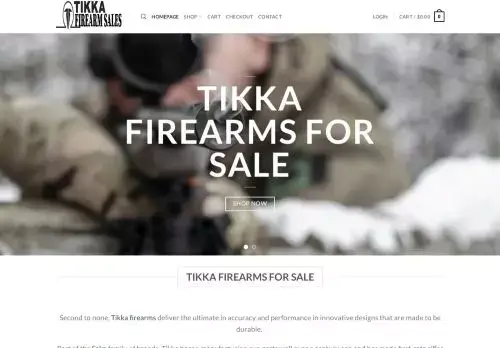 Tikkafirearmsales.com Screenshot