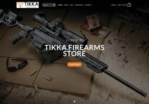 Tikkafirearmsstore.com Screenshot