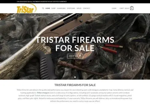 Tristarfirearmsusa.com Screenshot