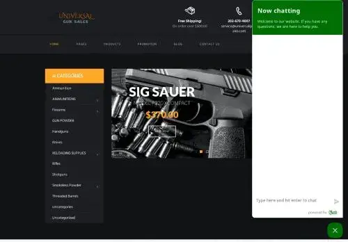 Universalgunsales.com Screenshot